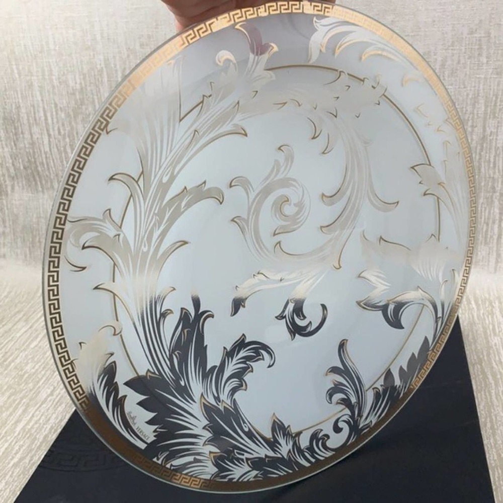 VERSACE LARGE PLATTER / SERVING PLATE ARABESQUE - Picture 7 of 10
